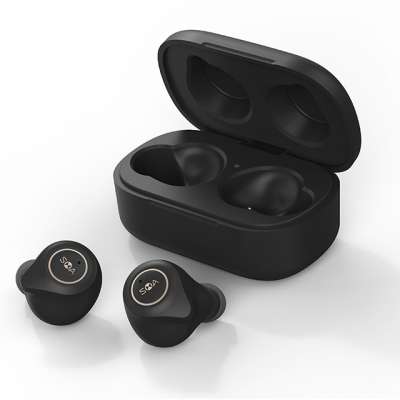 TWS noise cancelling independent earbud with wireless charging bluetooth wireless earbuds