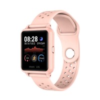 1.3 inch  Full  touch screen square dial sport smart watch  with blood oxygen  smart bracelet with temperature measurement