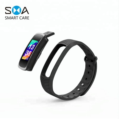 Colorful smart band with OEM/ODM service blood pressure monitor heart rate monitor and weather forecast