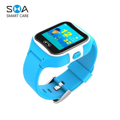 Hot sales child tracker watches  with SOS IP68 waterproof and class forbidden to use and refused to stranger calls with silicone